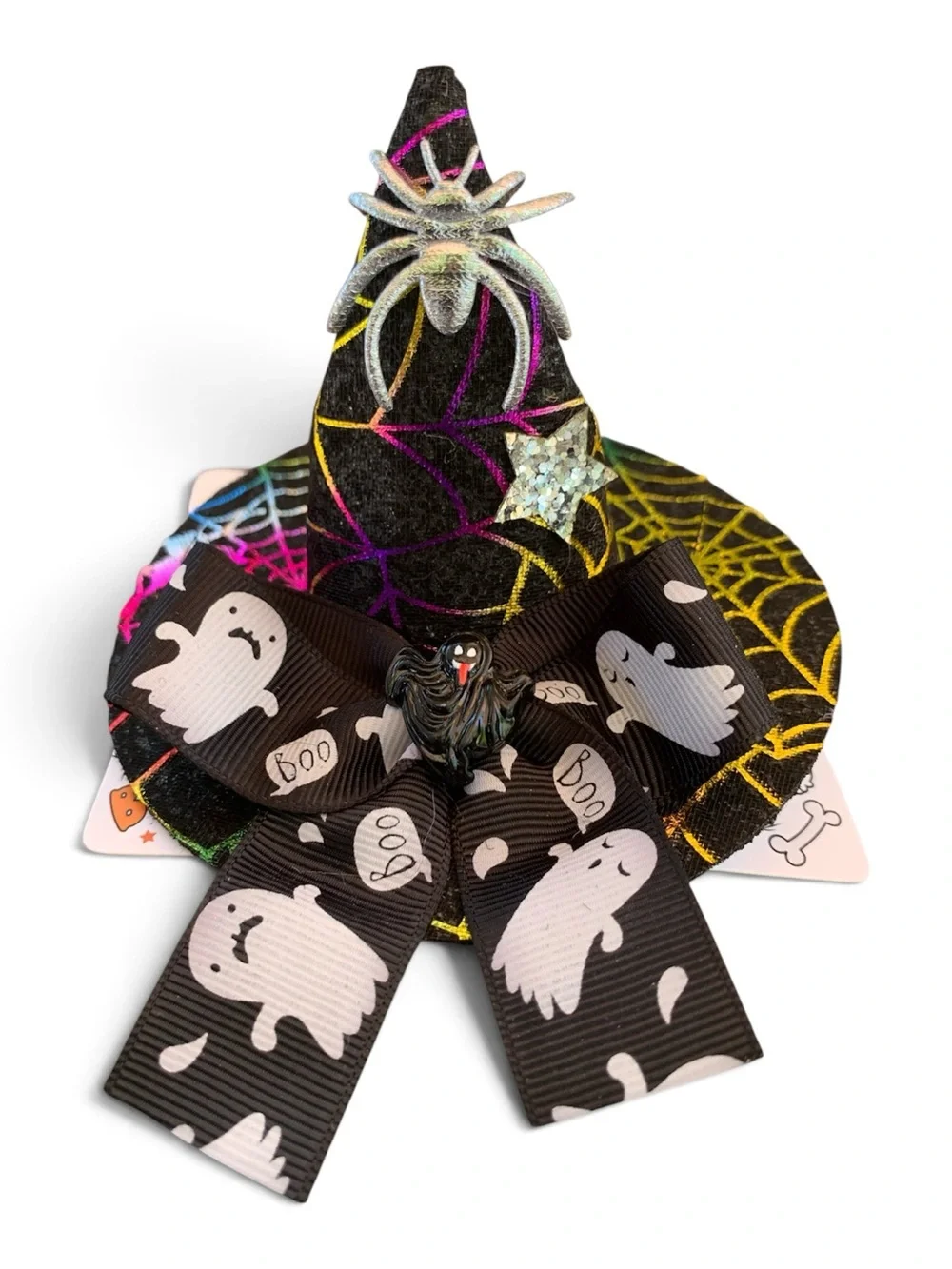 Mini Black Witch Hat Hair Clip Halloween Costume Accessories for Kids